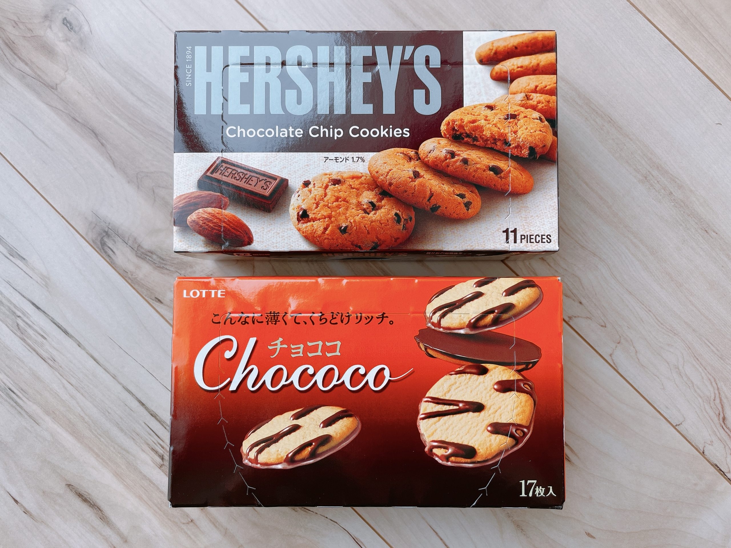 チョココ＆ハーシーチョコチップクッキーのパッケージ1