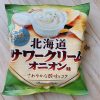 ポテトチップス　北海道サワークリームオニオン味、パッケージ